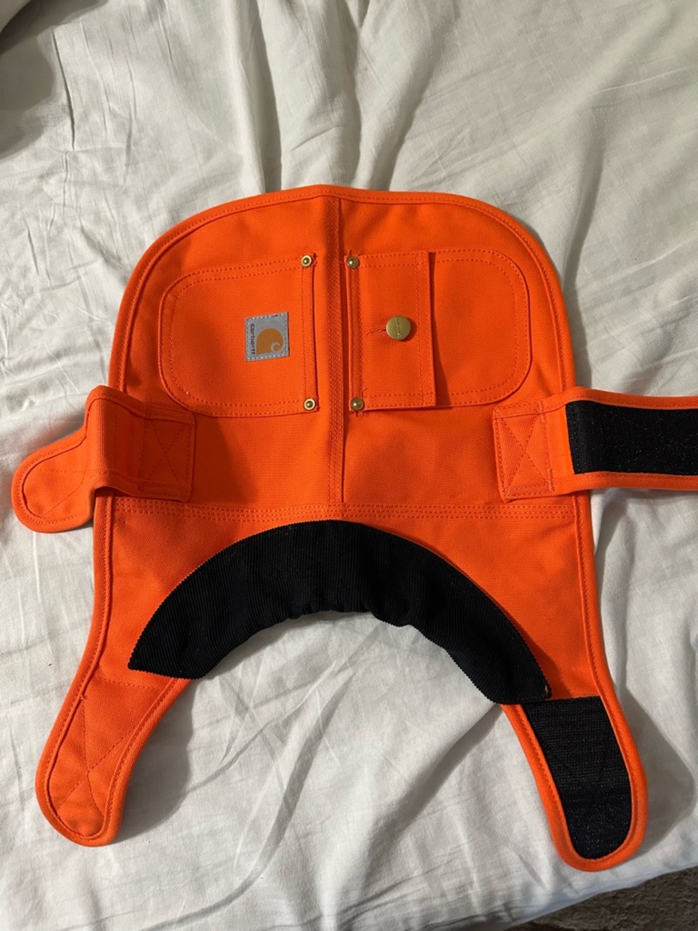 Carhartt Orange and Black Dog Coat
